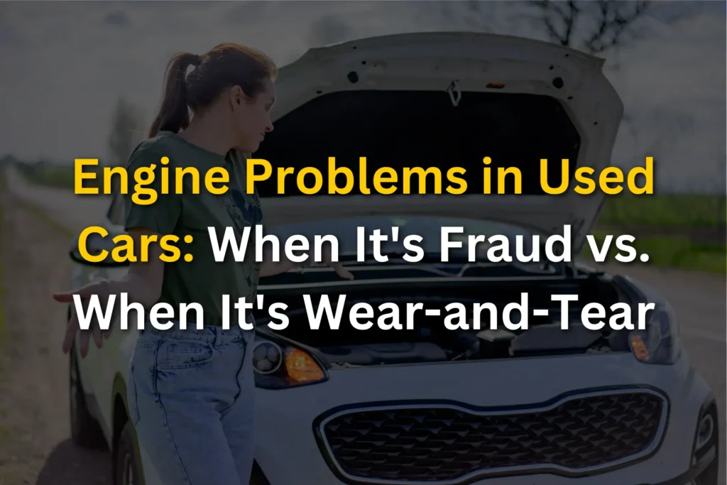 Engine Problems in Used Cars: When It's Fraud vs. When It's Wear-and-Tear